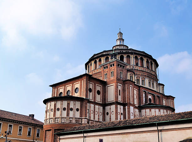 Convent of Santa Maria delle Grazie, Milan, Lombardy, Italy stock photo