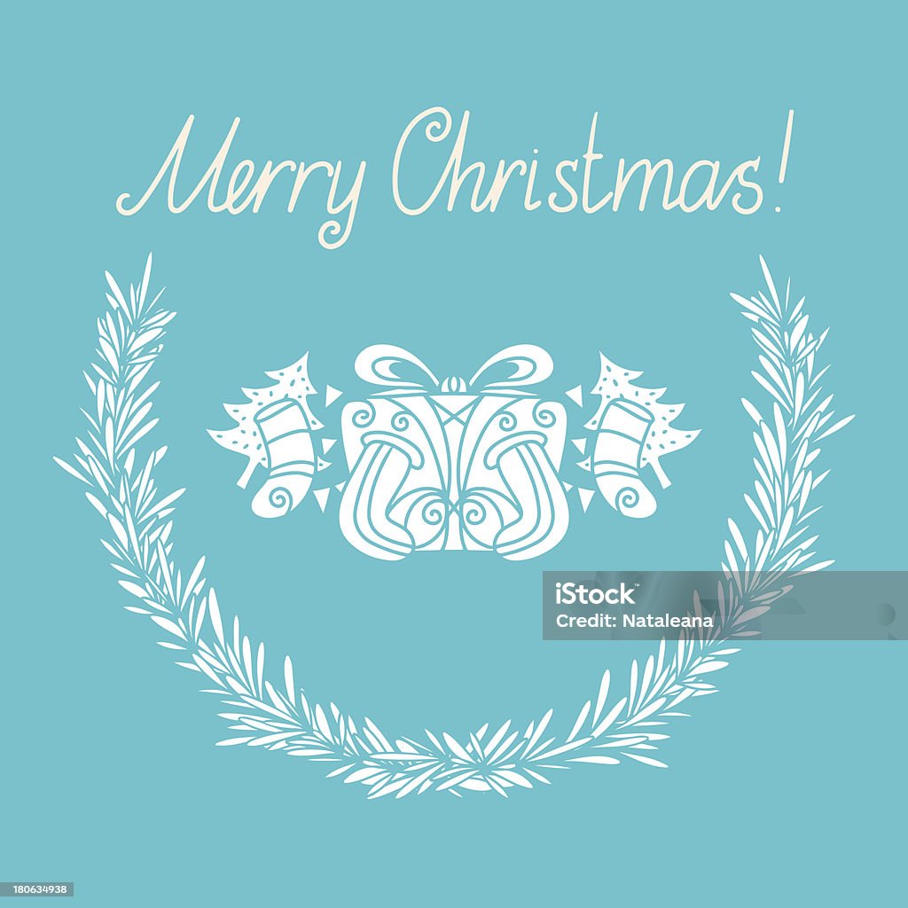Cartão de Natal férias Merry - Royalty-free Abstrato arte vetorial