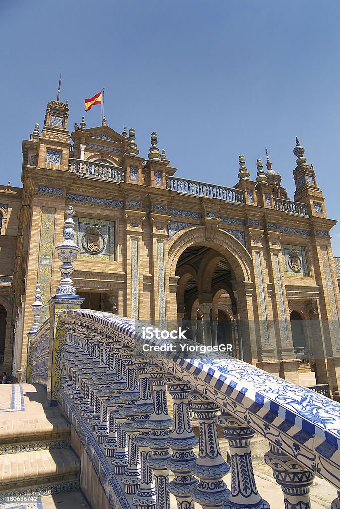 Plaza de España em Sevilha, Espanha, - Royalty-free Andaluzia Foto de stock