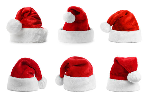 istock Santa Claus hat isolated on white, collection 1806374751