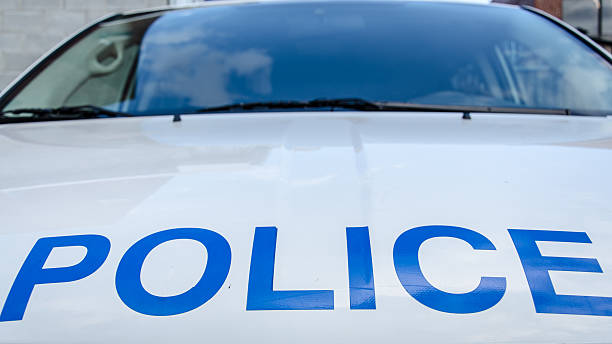 istock Modern police car 180639472