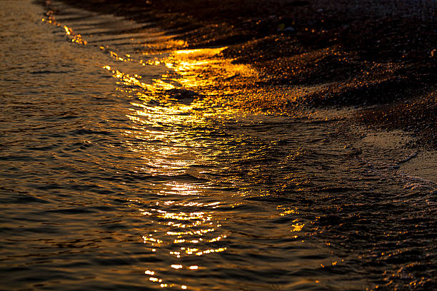 istock Sunset golden sea 180640806