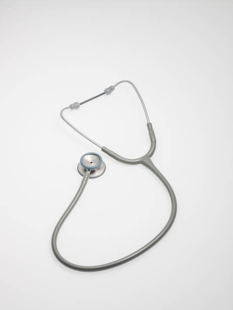 istock Stethoscope isolated on white background. No people. 1806410205
