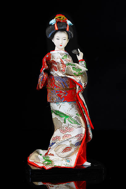 istock Japanese geisha doll 180641796