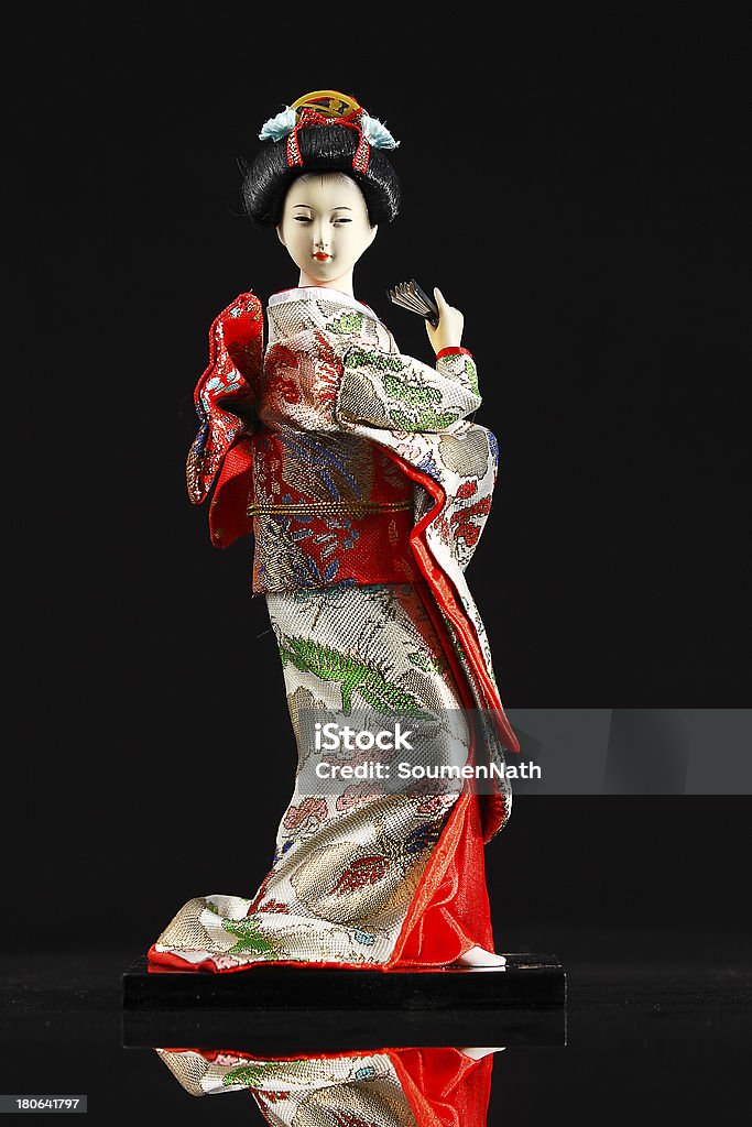 Giapponese geisha Bambola - Foto stock royalty-free di Geisha