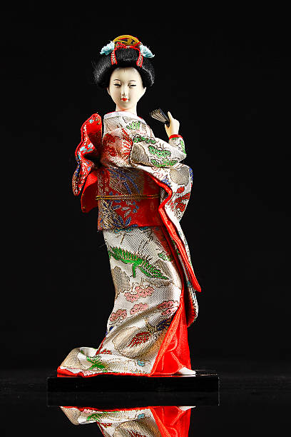 istock Japanese geisha doll 180641797