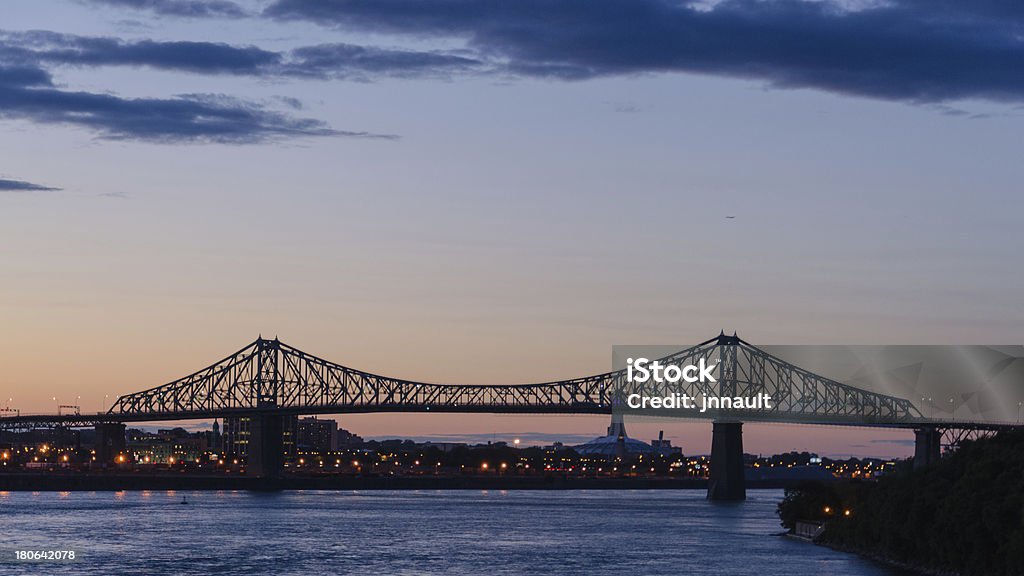 Montréal, Jacques Cartier Bridge, l'Architecture, le fleuve Saint-Laurent, Québec, Canada - Photo de Acier libre de droits