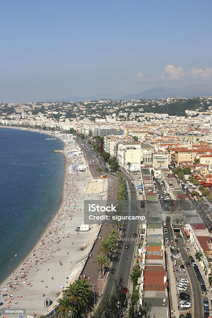Ville de Nice, sur la Côte d'Azur en France. - Photo de Baie des Anges libre de droits