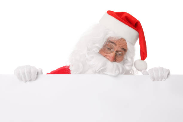 istock Man in Santa Claus costume posing on white background 1806439517