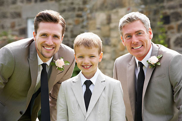 istock Groom With Best Man And Page Boy At Wedding 180644171