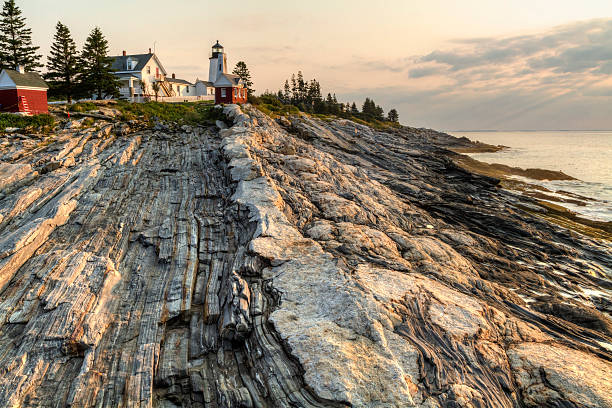 istock Early Glow on Pemaquid Point 180646697