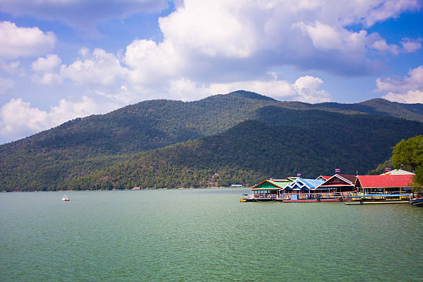 istock Raft in Bhumibol Dam, Thailand 180647343