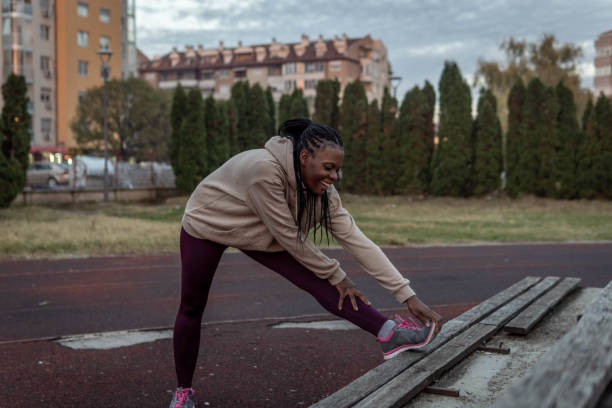 istock Woman exercising outdoors 1806492062