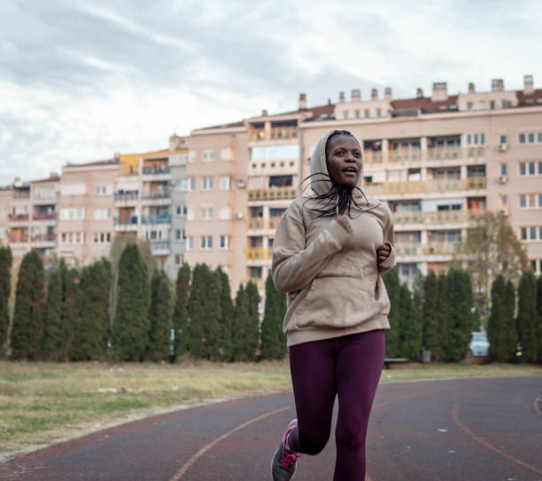 istock Woman exercising outdoors 1806494259