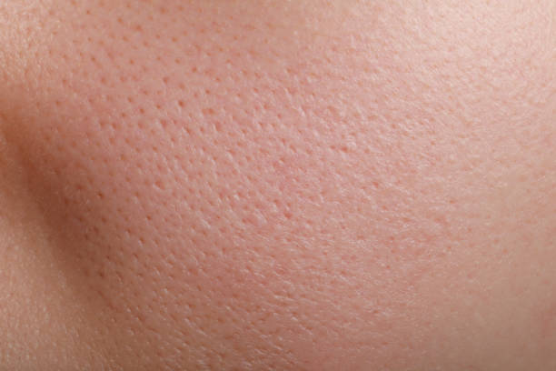 istock Closeup view of human skin as background 1806512558