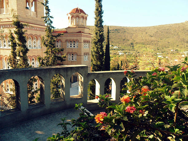 Mansion House And Spring Flowers