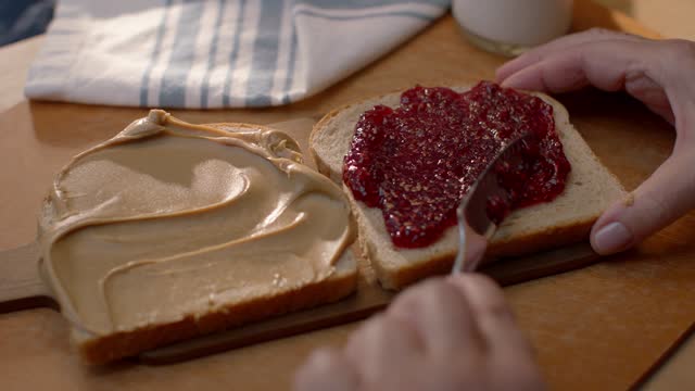Making a Classic Peanut Butter and Jelly Sandwich