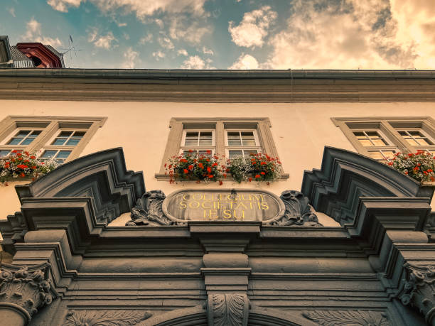 istock Looking Up at an Ornate Beautiful Building with European Style Architecture 1806572490