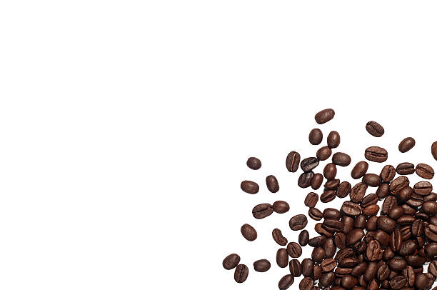 coffee space coffee beans with copy space coffee beans stock pictures, royalty-free photos & images