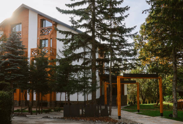 istock countryside hotel with a large yard 1806638626