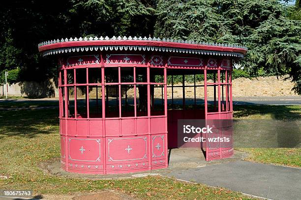 Victorian Bus Shelter Stock Photo - Download Image Now - Bus Stop, Empty, Architectural Feature