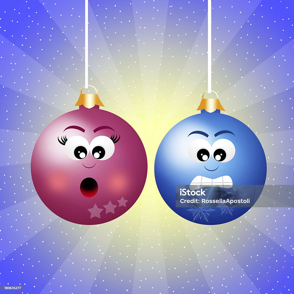 Christmas balls c - Lizenzfrei Band Stock-Illustration