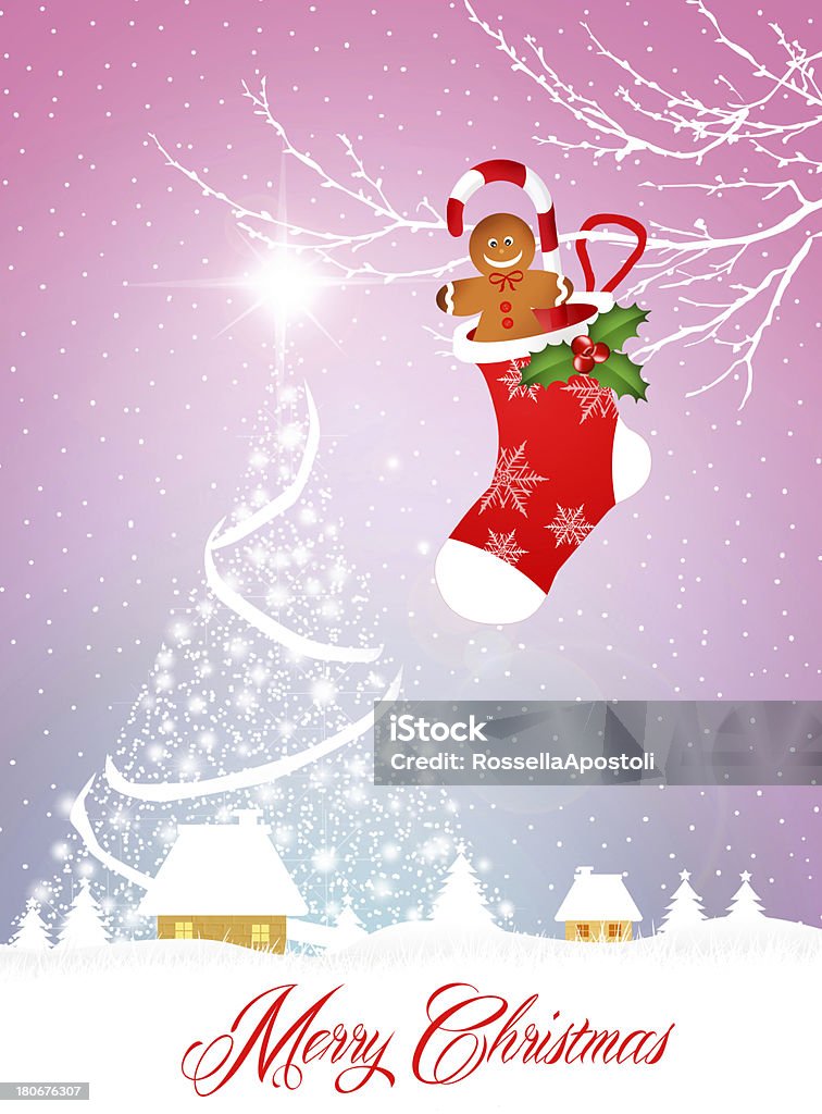 Caramella di Natale - Illustrazione stock royalty-free di Albero