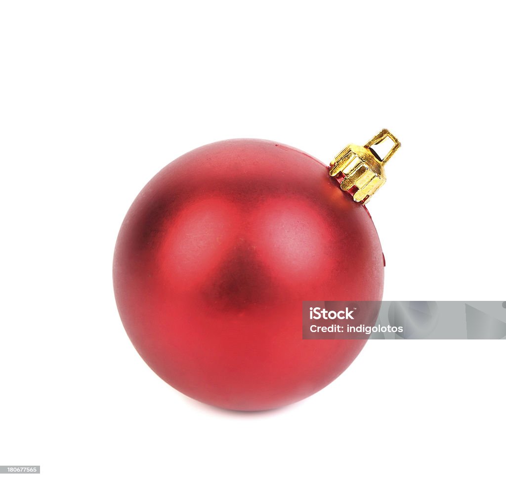 Perfekte christmas ball isoliert auf weiss. - Lizenzfrei Christbaumkugel Stock-Foto