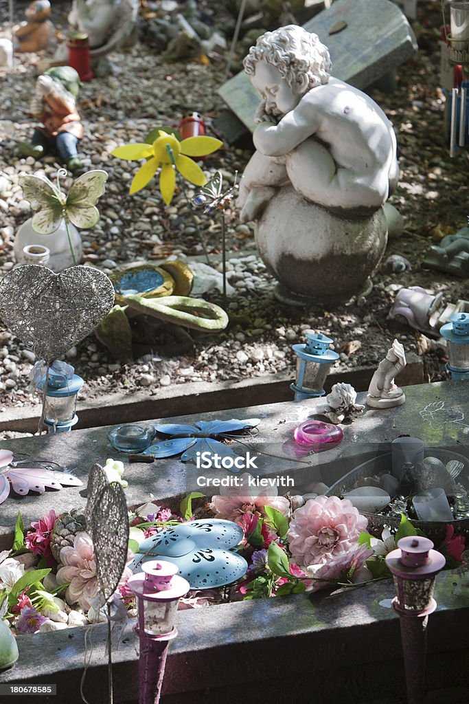 Memorial for lost children Memorial for lost children on the graveyard Cemetery Stock Photo