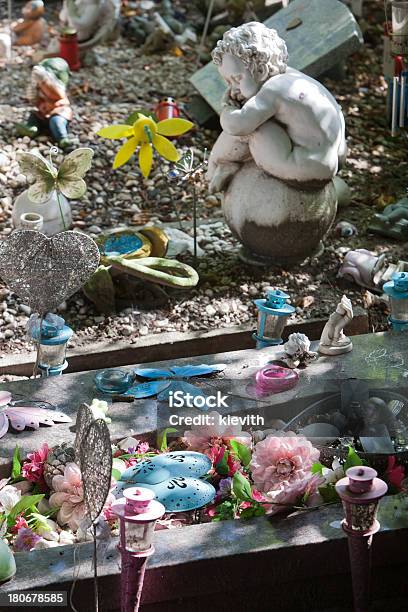 Memorial For Lost Children Stock Photo - Download Image Now - Cemetery, Child, Coffin