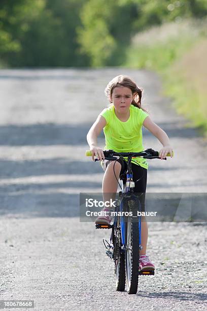 Teens Girl On Bike Stock Photo - Download Image Now - Activity, Beautiful People, Beauty