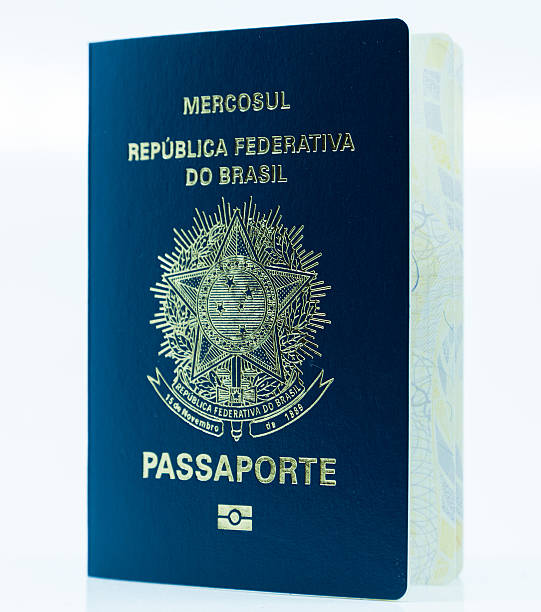 istock New Brazilian Passport isolated on white 180680074