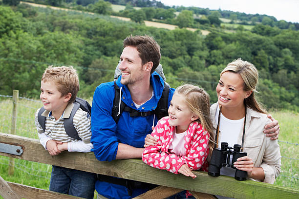 istock Family On Walk In Countryside 180680339