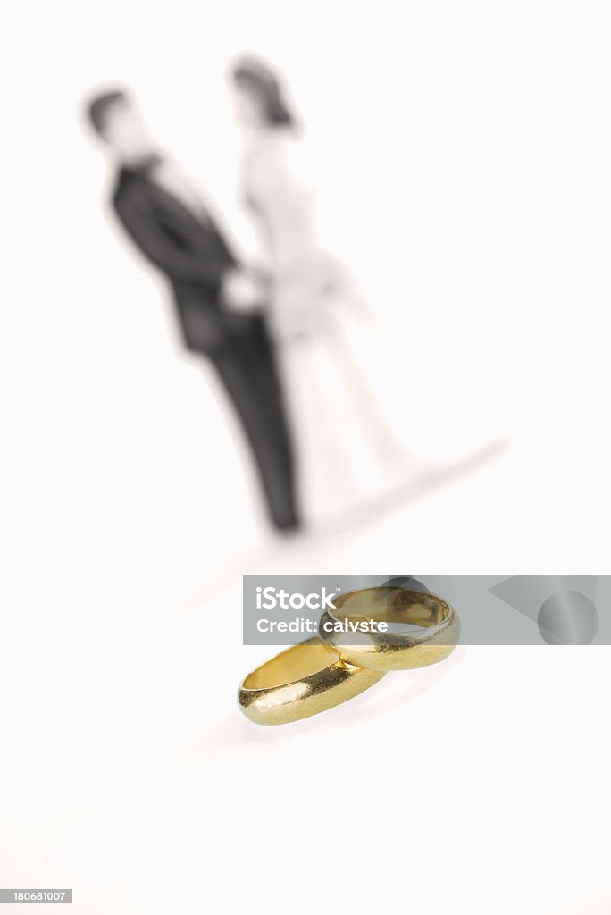 Pure gold Hochzeit Ringe - Lizenzfrei Braut Stock-Foto