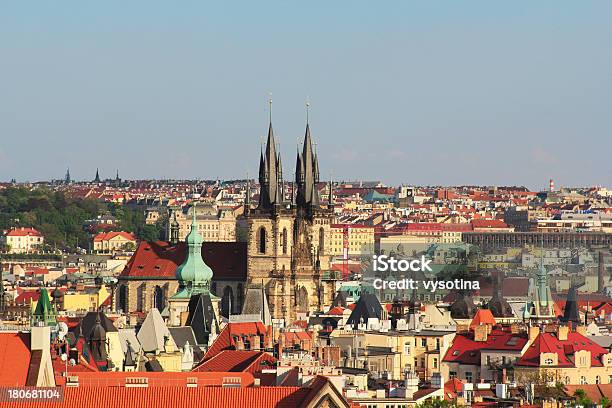 View Of The Old Town Square Prague Stock Photo - Download Image Now - Architecture, Backgrounds, Bohemia - Czech Republic