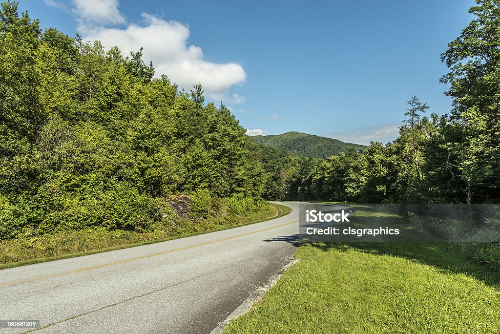 Blue Ridge parkway no verão - Foto de stock de Autoestrada royalty-free