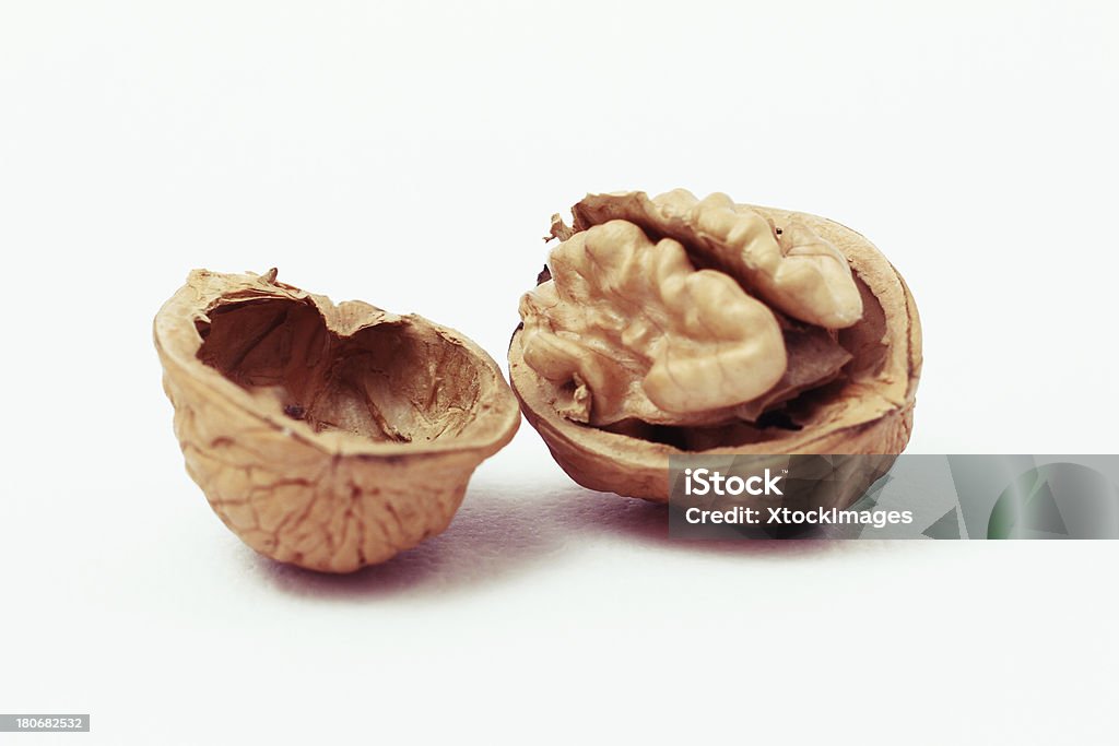 Walnuts Walnuts isolated on white background Brown Stock Photo