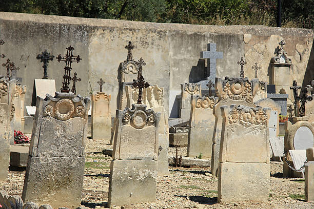 istock Old cemetery in the Provence 180685818