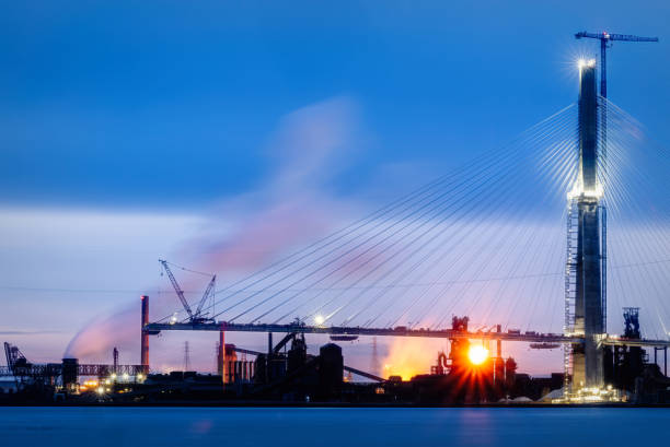 istock Gordie Howe International Bridge - Under Construction 1806859007
