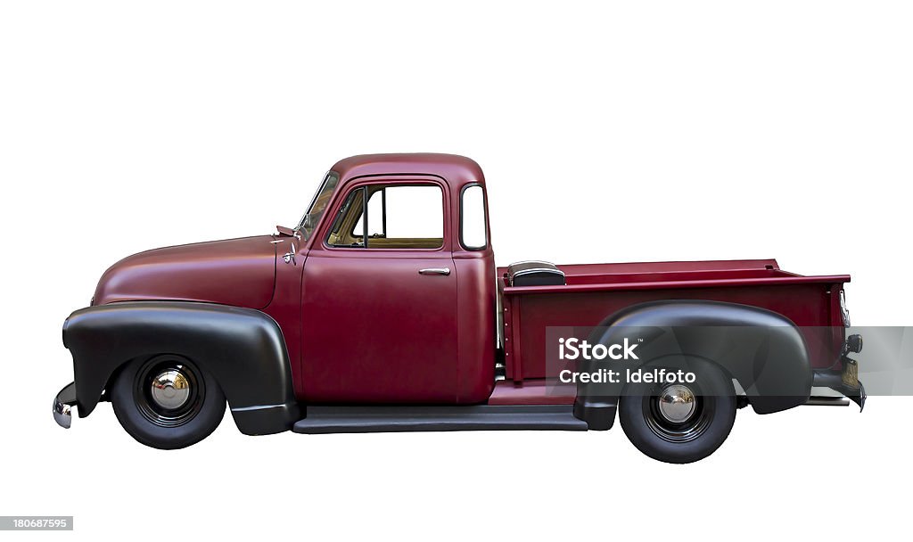 Rojo pickup truck - Foto de stock de Camioneta libre de derechos