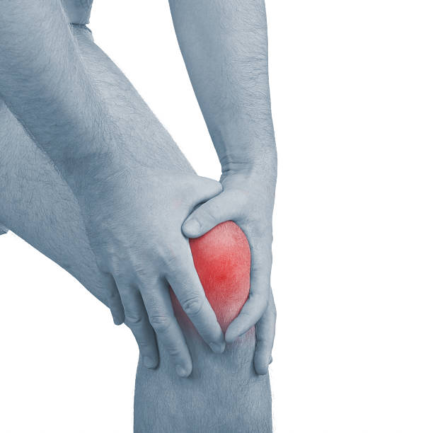 istock Acute pain in a man  knee. 180688187
