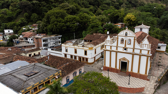 Liborina, Antioquia - Colombia. November 15, 2023. San Lorenzo Parish of Catholic worship