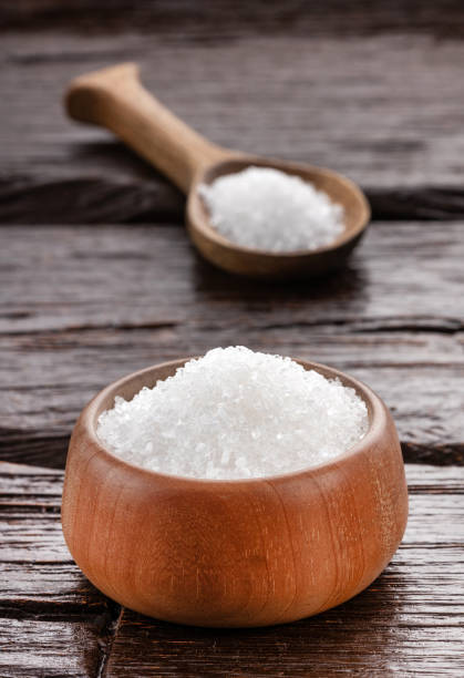 Magnesium chloride flakes, ionic mineral compound - Sea salt