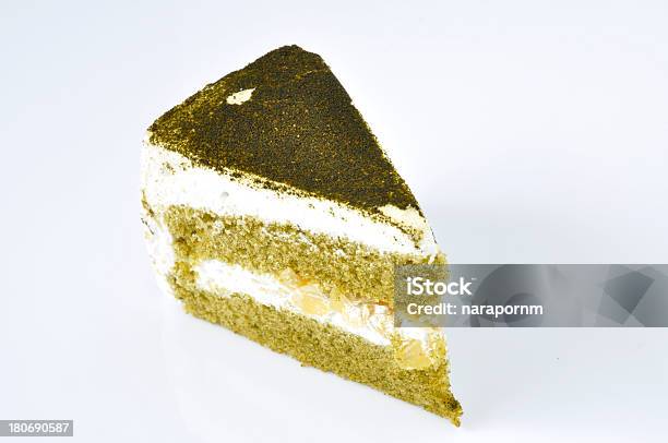 Foto de Cheesecake De Chá Verde e mais fotos de stock de Assado no Forno - Assado no Forno, Bolo, Branco