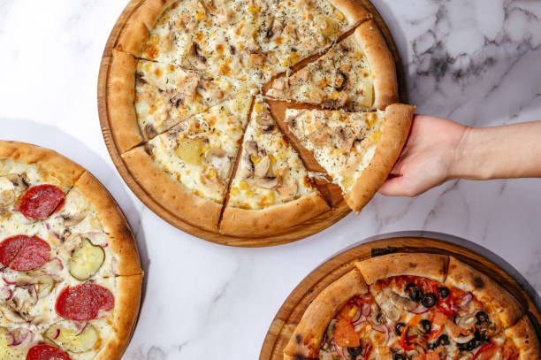 istock italian traditional pizza with mushrooms and chicken 1806931465