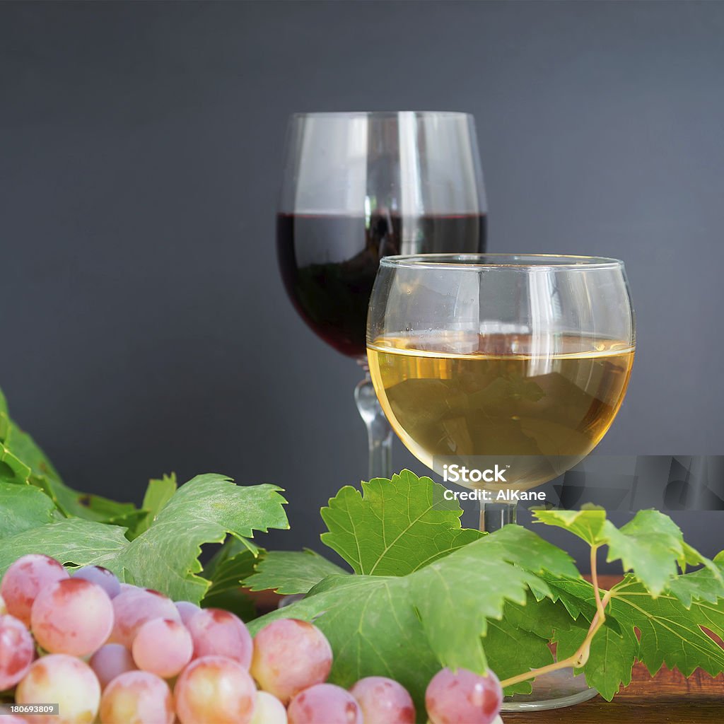 Rosso e vino bianco - Foto stock royalty-free di Alchol