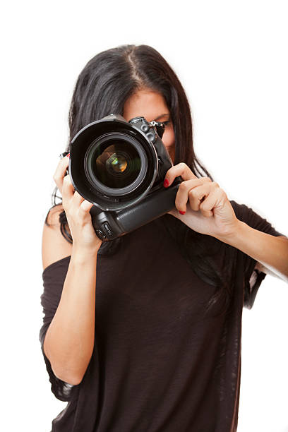 istock Funny woman on white background 180694611