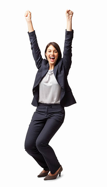 istock Ecstatic Young Female Professional - Isolated 180694664