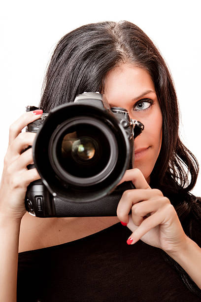 istock Funny woman on white background 180694710