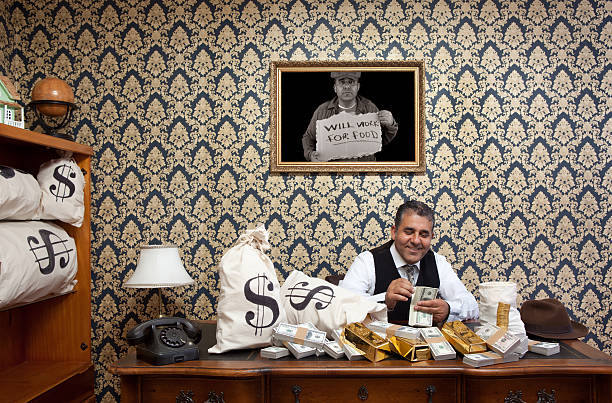 istock Adult man who hit the jackpot posing with dollar bills 180695236